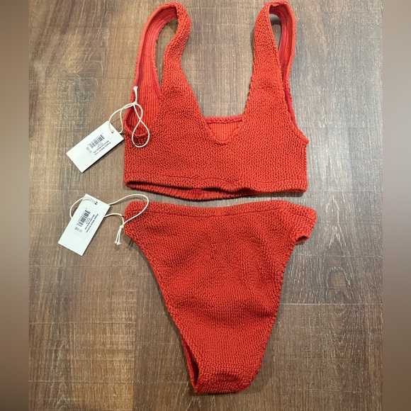 Mollusk Red Ripple Bikini Set - Picture 2 of 8